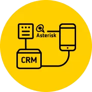 Интеграция с телефонией Asterisk