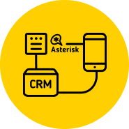 Интеграция с телефонией Asterisk